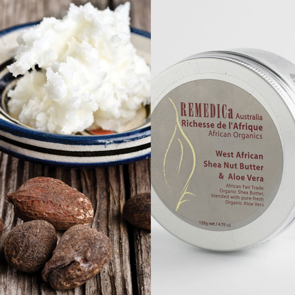 Raw, Seed and packaged Shea Butter